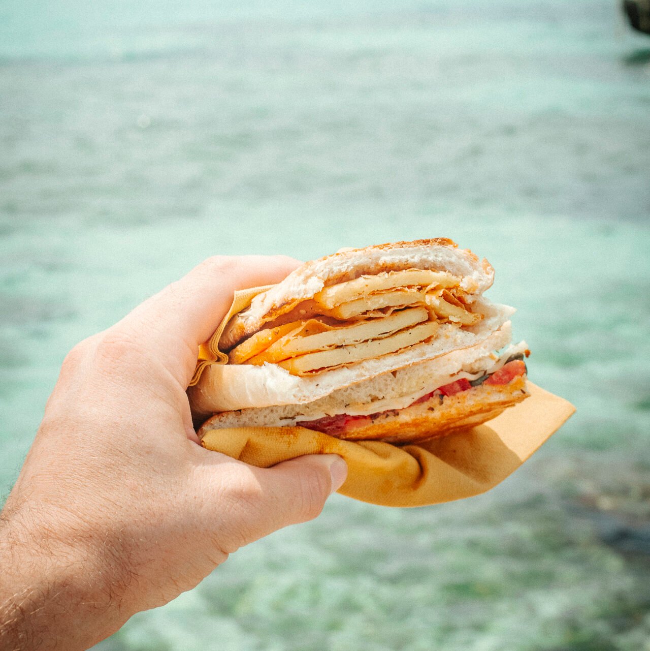 Food photographer Favignana, panino con panelle