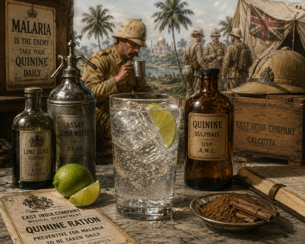 Gin Tonic in bicchiere a palloncino con ghiaccio e botaniche — fotografia food professionale by Andrea Ventura, VA Photo Sicilia